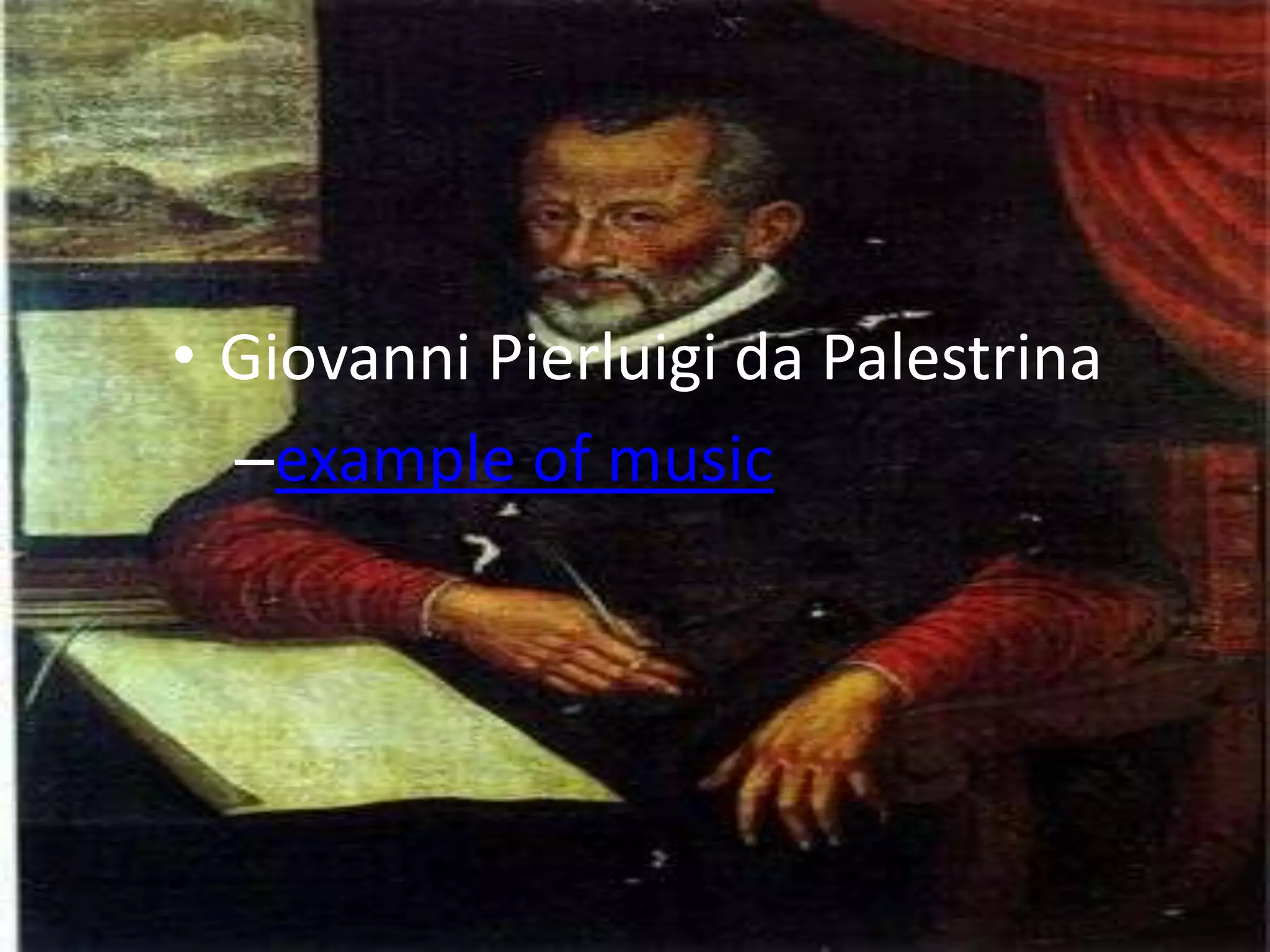 Giovanni Pierluigida Palestrinaexample of music