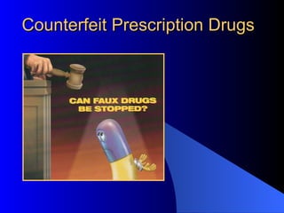 Counterfeit Prescription Drugs  