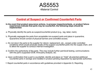 Counterfeit parts prevention kristal snider and kevin beard | PPT