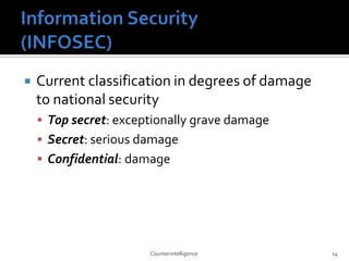 Counterintelligence | PPTX