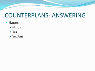Counterplans | PPTX