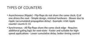 COUNTERS.pptx types of counters and it related diagram | PPTX