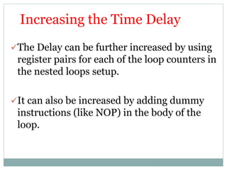 Counters & time delay | PPTX
