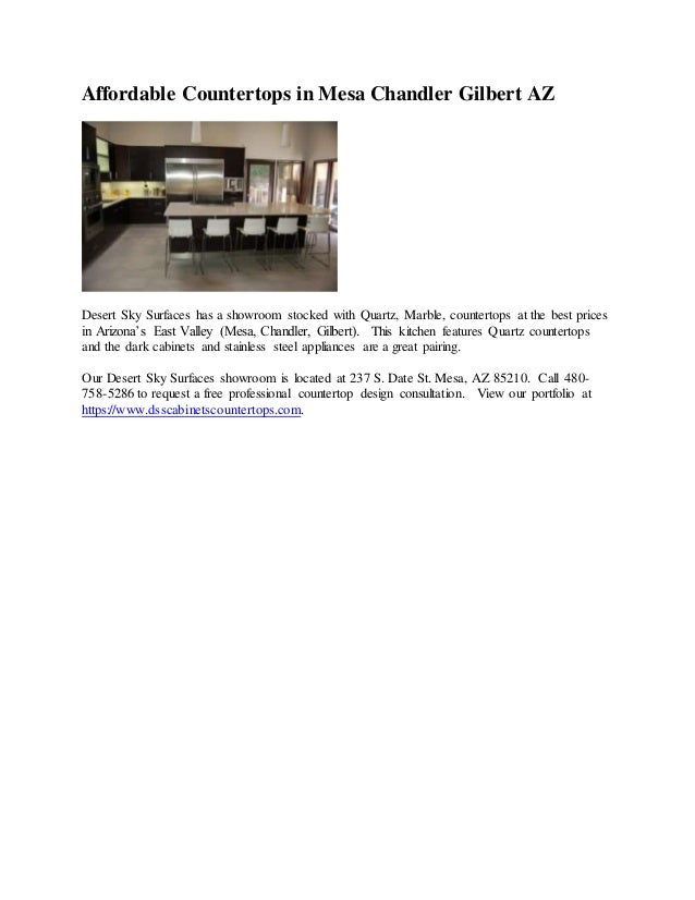 Countertops Cabinets Appliance Dealer Showroom Mesa Az