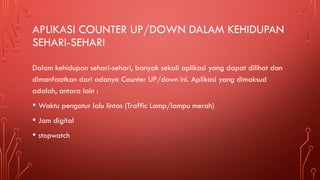 Counter up & counter down penghitung digital | PPT