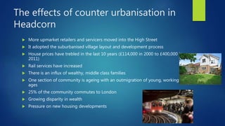 Counter urbanisation Human Geography | PPTX