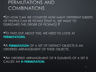 Combinatorics and Counting Techniques in Discrete Mathematics | PPT