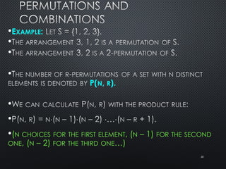 Combinatorics and Counting Techniques in Discrete Mathematics | PPT