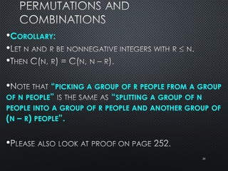 Combinatorics and Counting Techniques in Discrete Mathematics | PPT