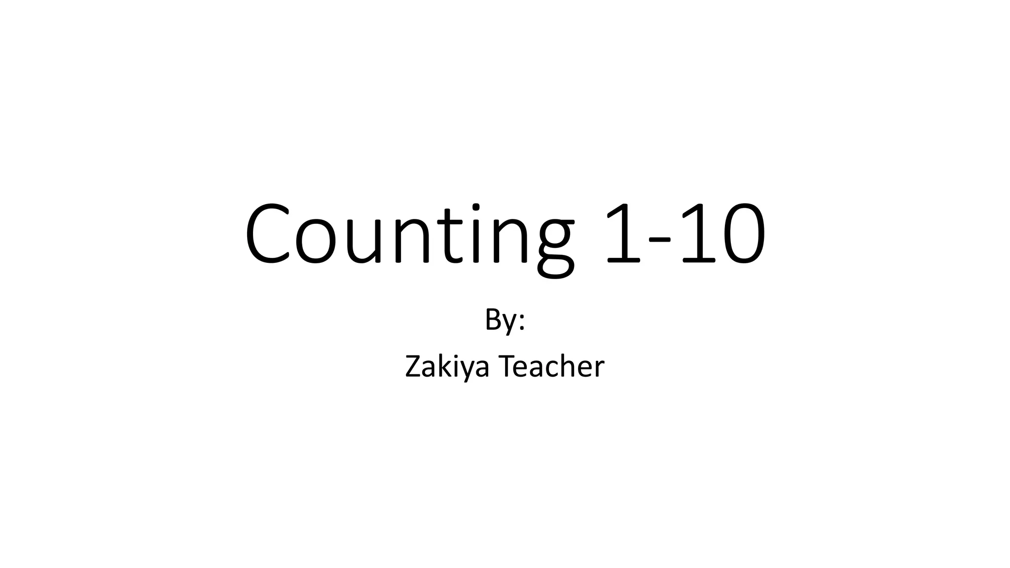 Counting 1 10 PPT counting-1-10-ppt