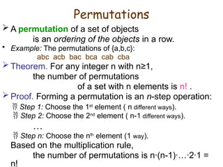 Multiplying Permutations Comprehensive Guide to Counting Techniques: Possibility Trees ...