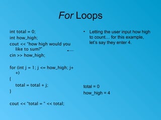 Counting and looping | PPT
