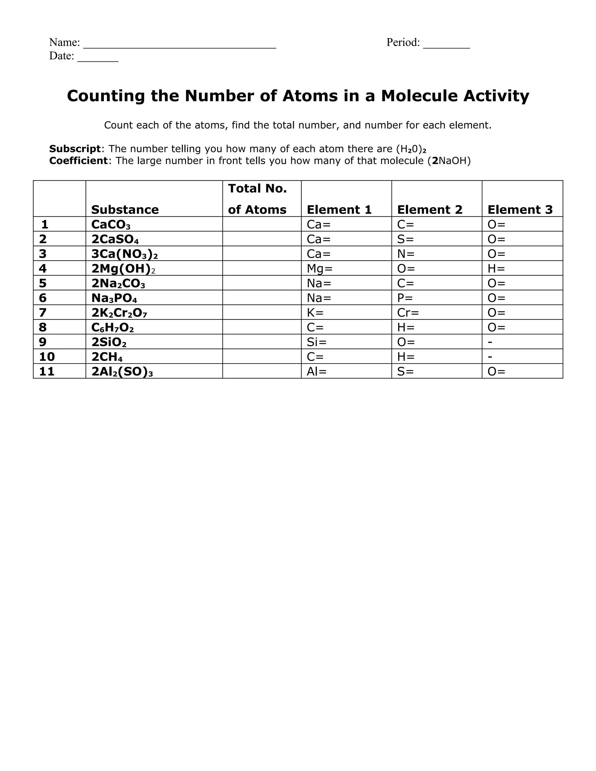 Solved] Binary Ionic Compounds Please answer the following questions...  Binary Ionic Compounds Name: Per: Directions: First... | Course Hero, image size:2048x2650