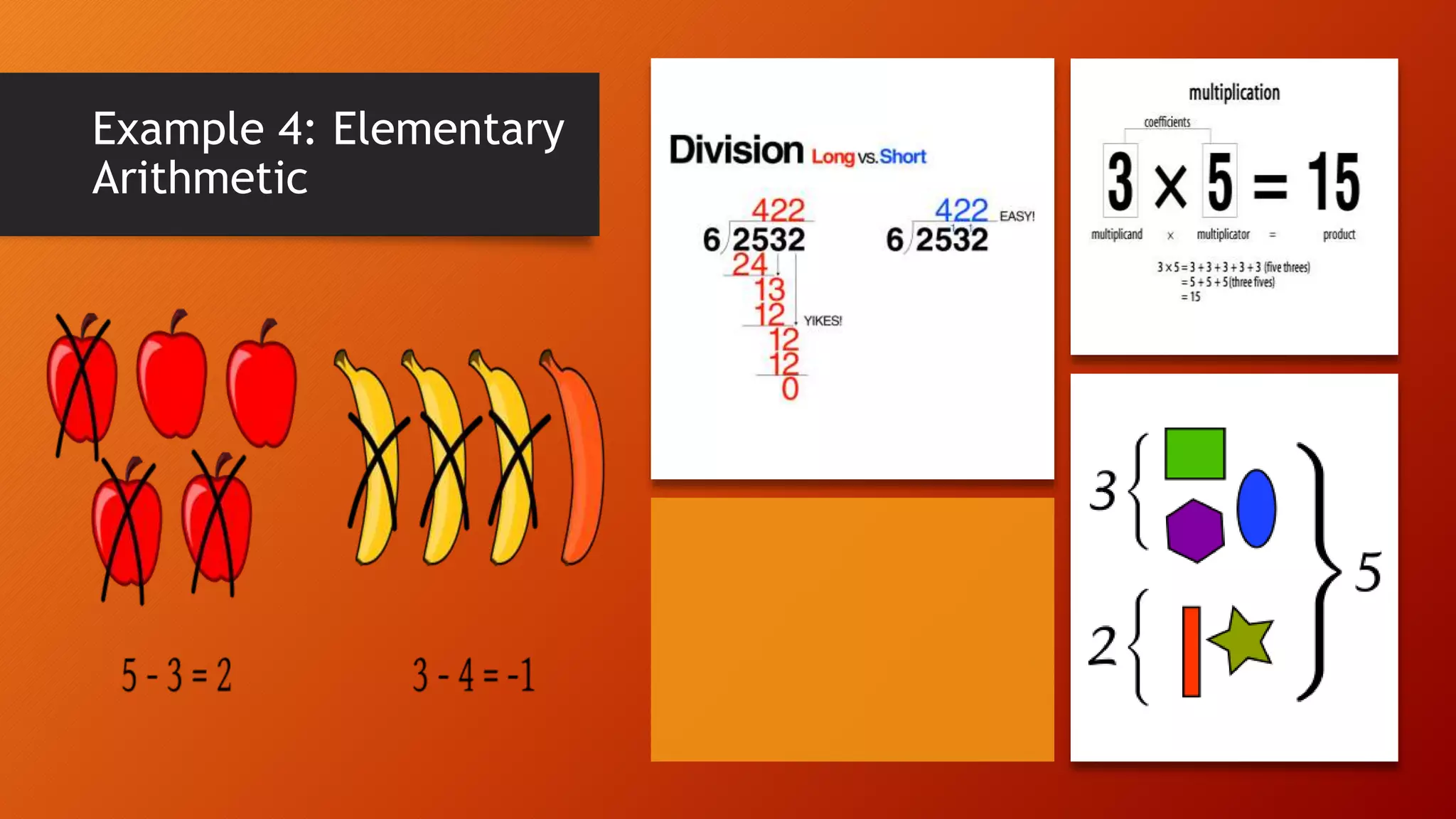 Example 4: Elementary
Arithmetic
 