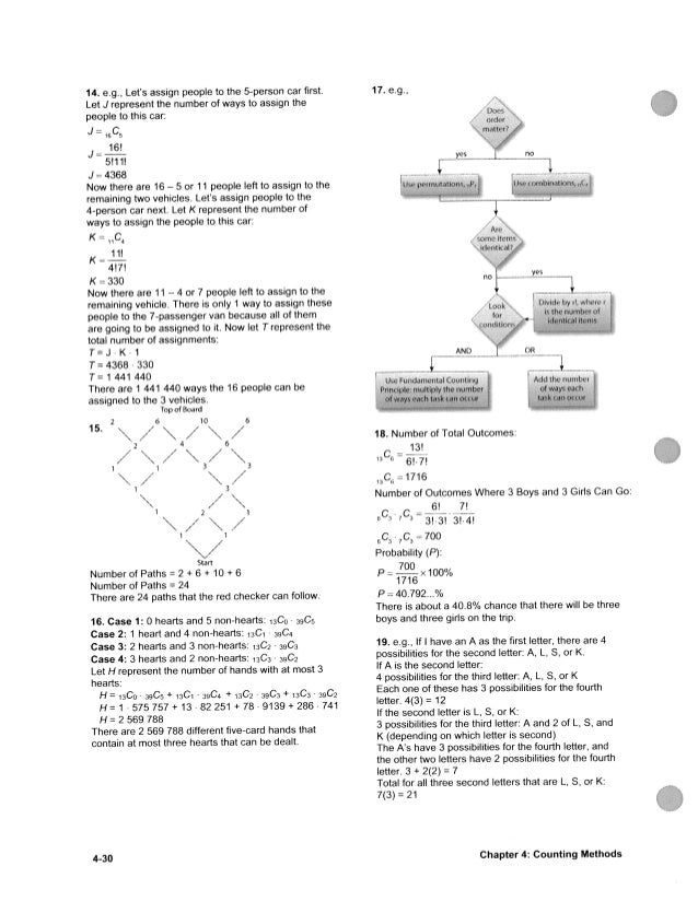 Counting methods solutions