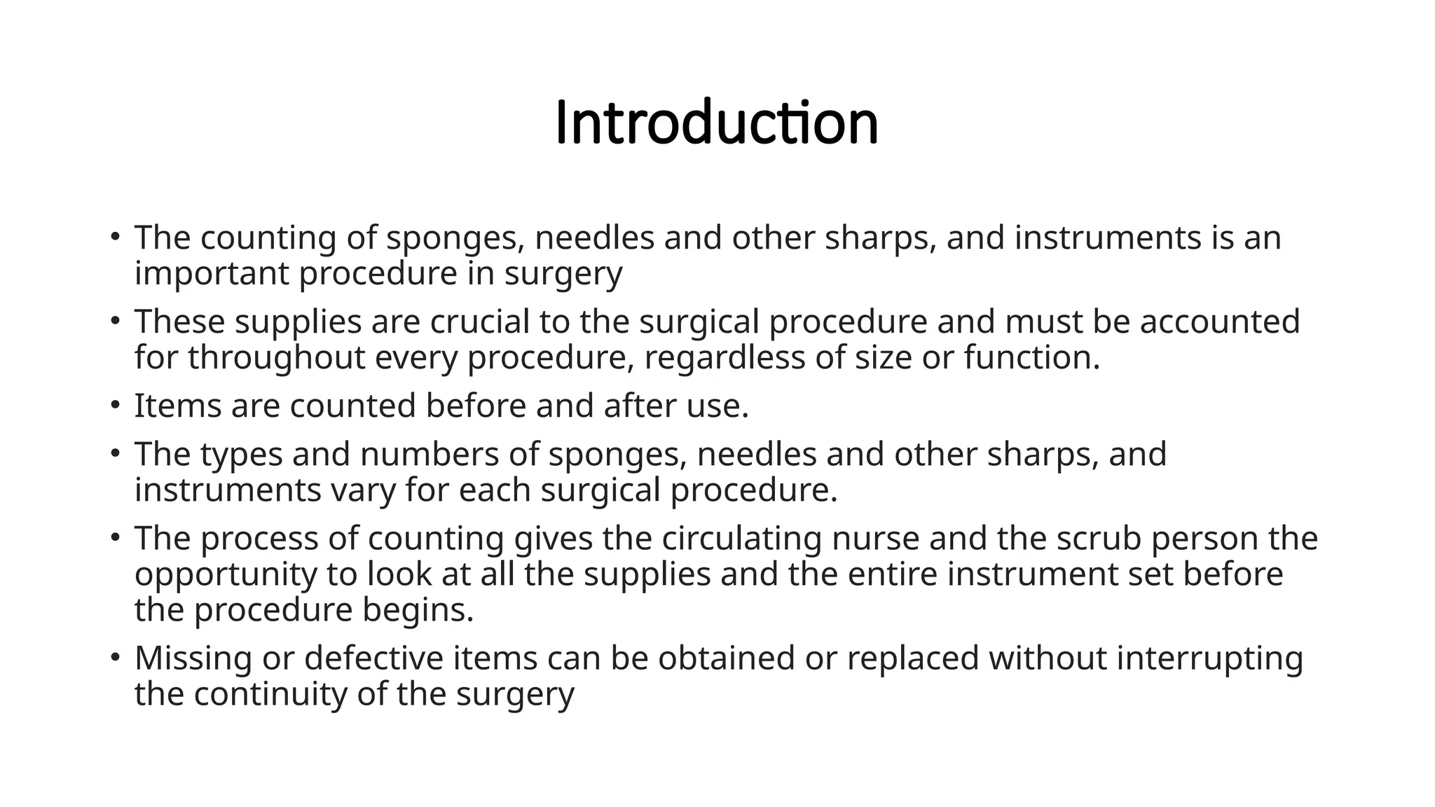 Counting of Sponges, Instruments and Sharps.pptx