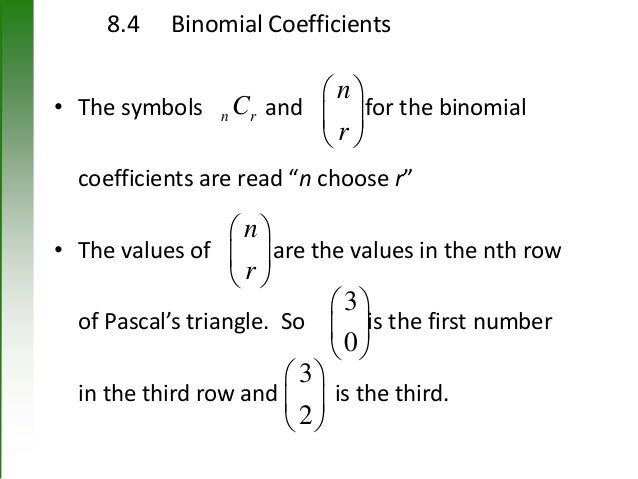 permutations and combinations