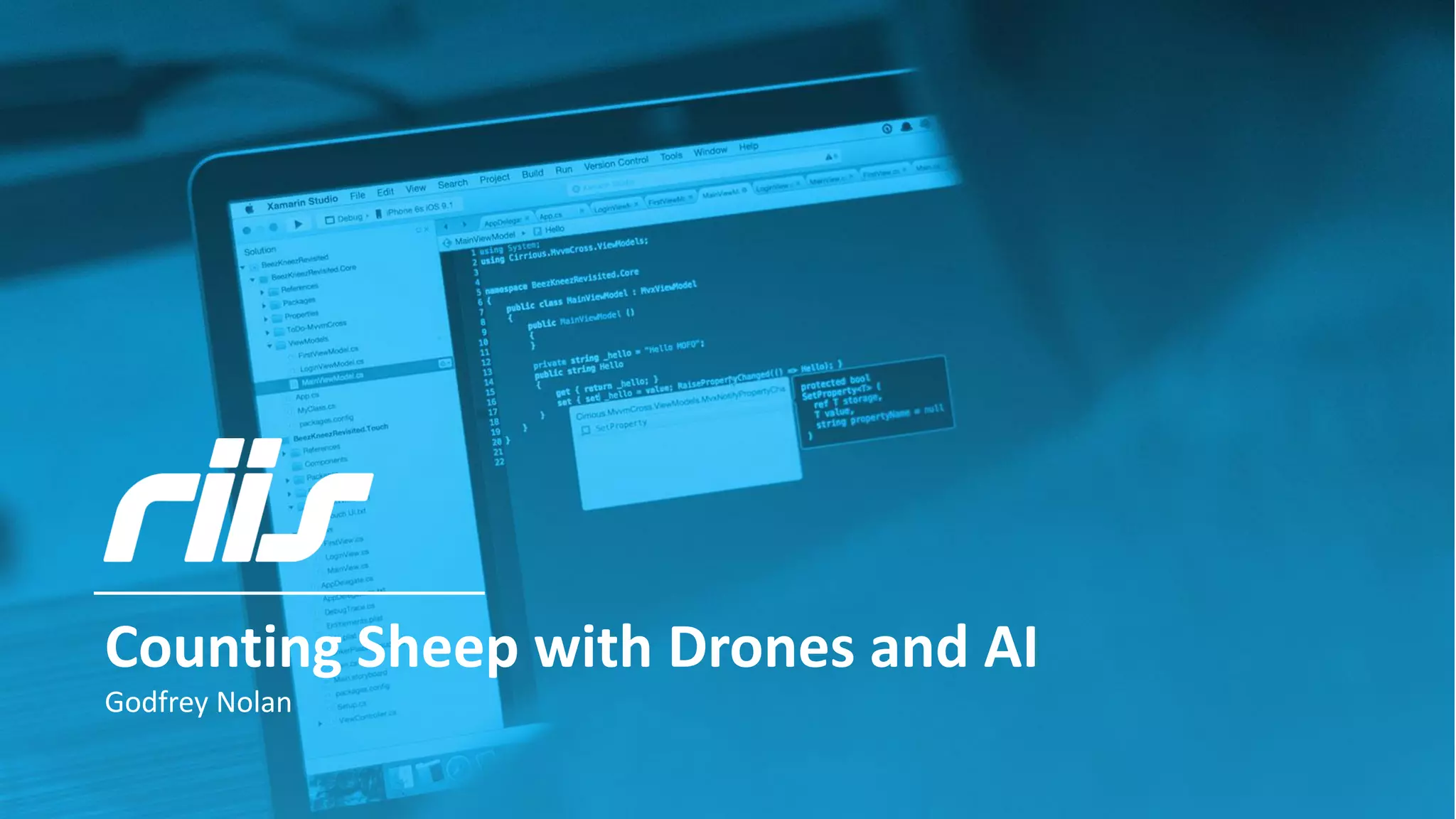 Counting Sheep with Drones and AI
Godfrey Nolan
 