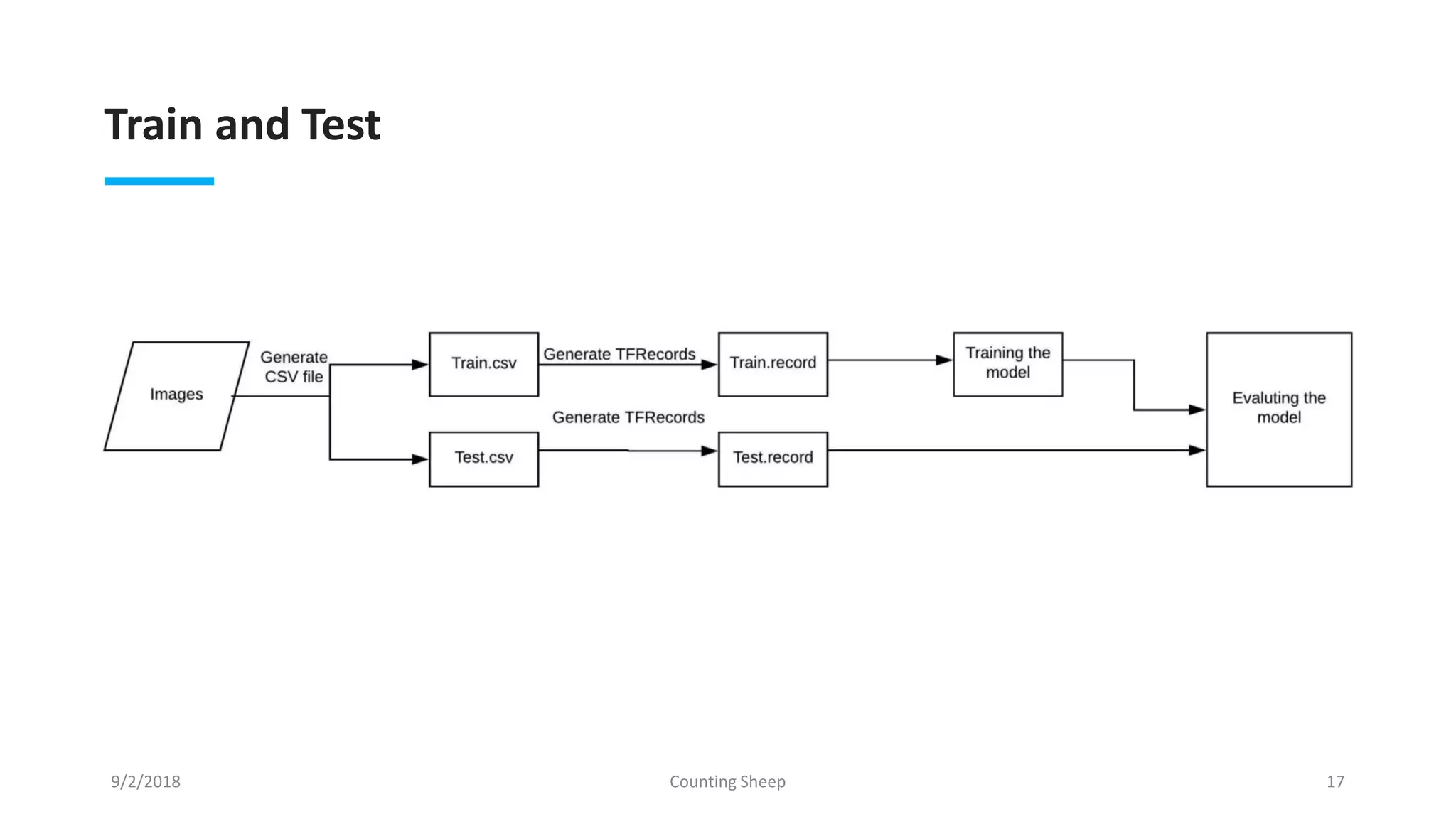 Train and Test
9/2/2018 Counting Sheep 17
 