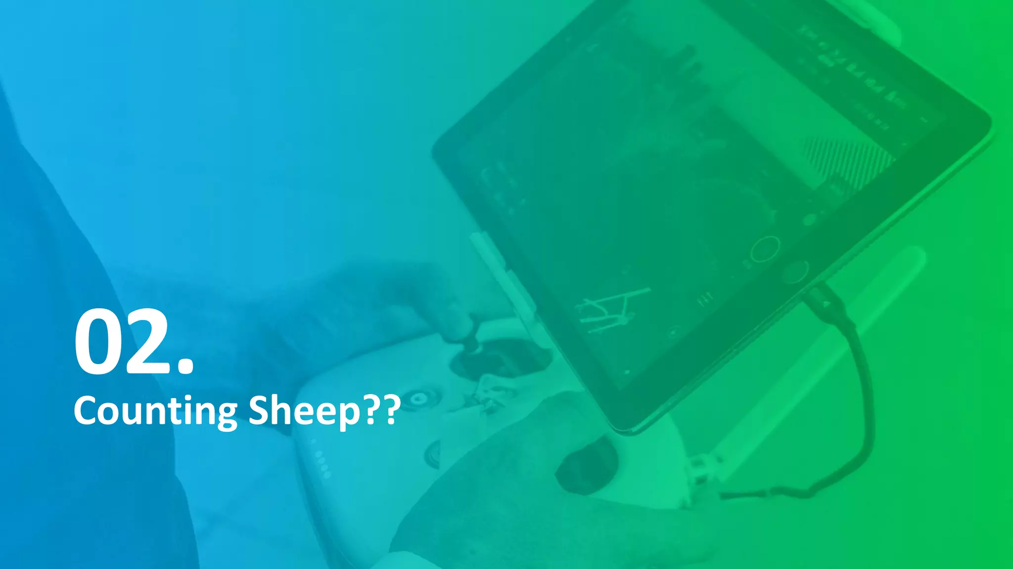 02.
Counting Sheep??
 