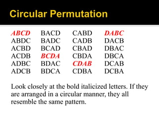 Basics of Counting Techniques | PPTX