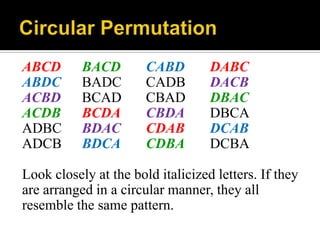 Basics of Counting Techniques | PPTX
