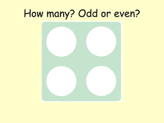 Counting using the numicon with numbers | PPT
