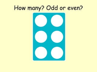 Counting using the numicon with numbers | PPT