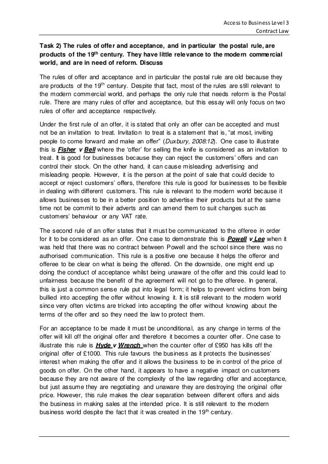 Fifth Business Essays Offer And Acceptance Essay Cheap Assignment Help Countract Law Assignment Merged Cheap Essays On Importance Of English also Sample Essays For High School Students Offer And Acceptance Essay Underfontanacountryinncom Health And Fitness Essay