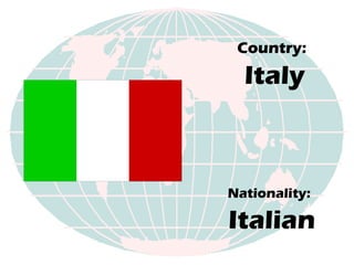 Country:   Italy Nationality:   Italian 