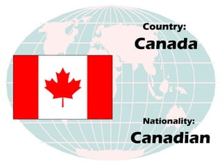 Country:   Canada Nationality:   Canadian 