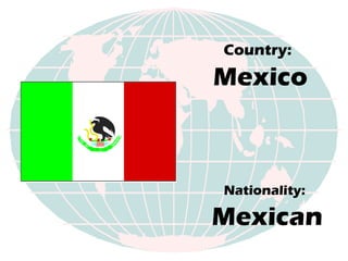 Country:   Mexico Nationality:   Mexican 