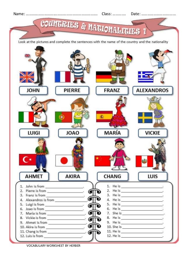 Isl English Worksheet