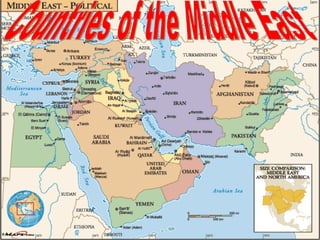 Countries of the Middle East 