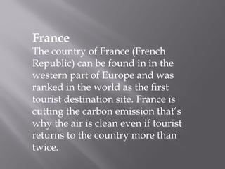 Cleanest Countries | PPT