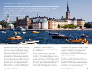 t h eme s o f 201 2-1 3: l e a der s at a g l a nce



Sweden’s economic security and predictability have made it a global...
