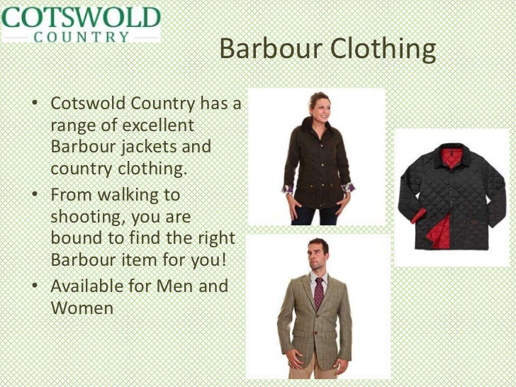 Country clothing from Cotswold Country