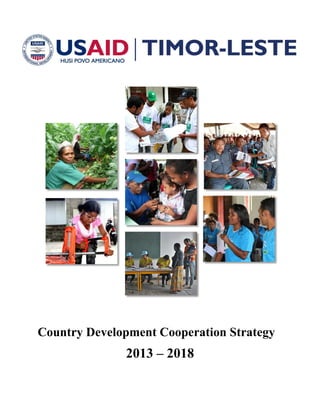 Country Development Cooperation Strategy
2013 – 2018
 