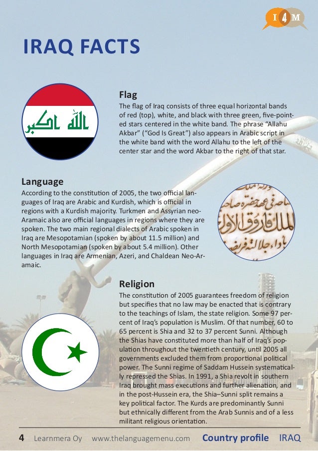 Country profile Iraq
