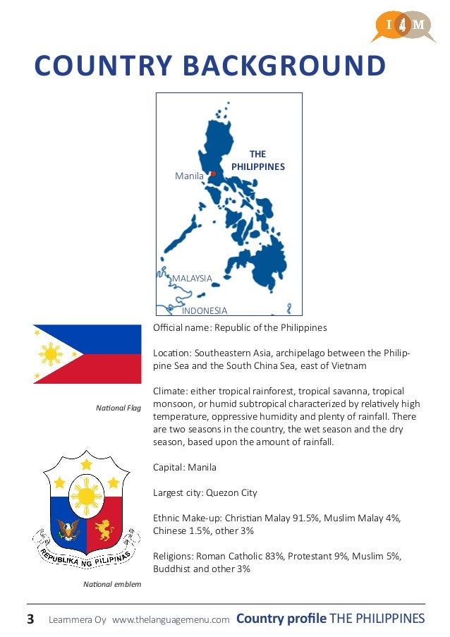 Country profile The Philippines
