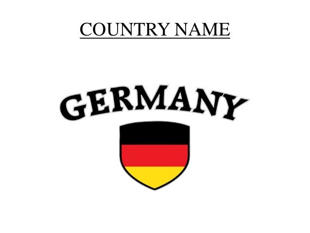 Country profiling germany