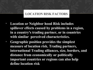 Country risk analysis | PPT