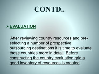 Country selection and evaluation | PPTX