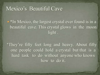 A Picture of the Crystals