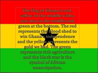 Ghana is a very quiet place at night.                                                                                                                                                                                                                                                                                                                                        