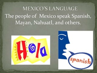 MEXICO’S  GOVERNMENT Mexico’s government is a Federal  Republic.     