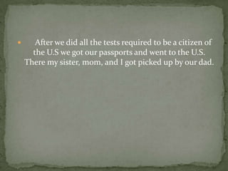    At my new apartment it felt weird because I used to live in a house while in Ghana.
