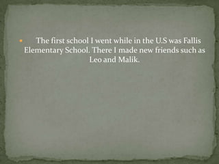     At Fallis my favorite teacher was Ms. Bartels. She would give us tickets every time we did something good then every month we would exchange tickets for prizes.