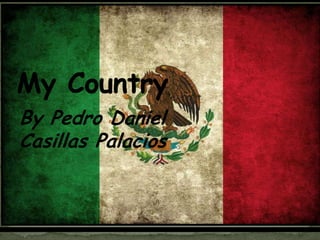 Mycountry’s flag is green ,white and red  with a eagle in the  middle.