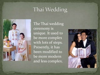 MoneyPaper money is made in amounts of 10, 20, 50, 100, 500 and 1,000 baht. Coins are 1, 5 and 10 baht pieces . The king's face is pictured on the front of every coin and every bill. By the way, it's about 42 baht per 1 US. dollar. 